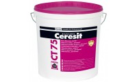 Ceresit CT-75 декоративная силиконовая "короед" штукатурка, 25кг